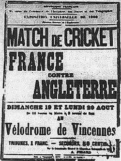When Cricket Went for Gold: The Olympic One-Off of 1900