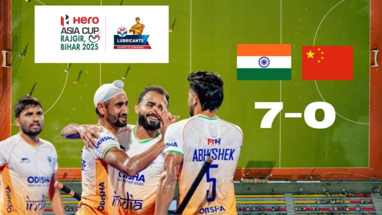 India crush China 7-0 to storm into Asia Cup Hockey 2025 final