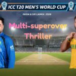 South Africa Edge Afghanistan in Double Super Over Thriller; SA vs Afg ICC T20 World Cup 2026