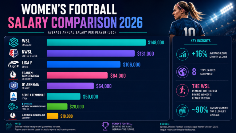 The Women’s Football Salary Gap: What Players Actually Earn in 2026